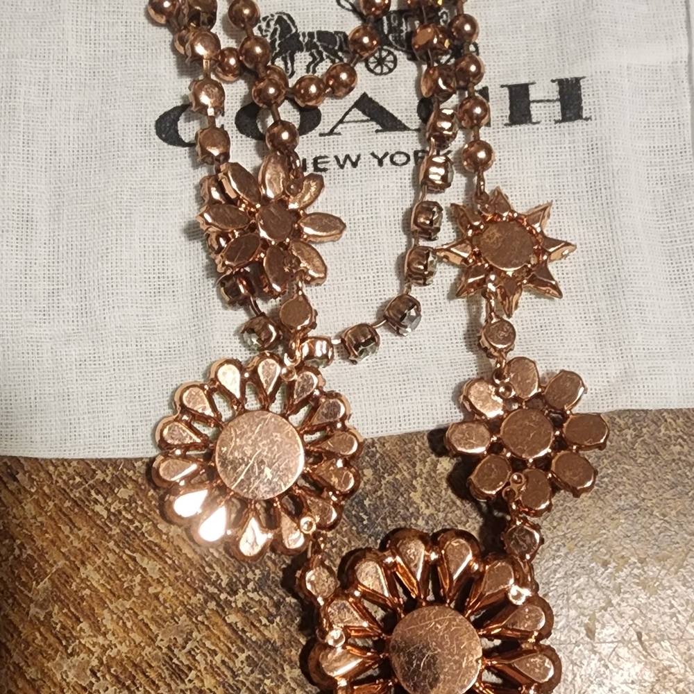 Coach RARE ! Poppy Necklace - Picture 5 of 8